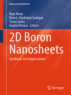cover image of 2D Boron Nanosheets